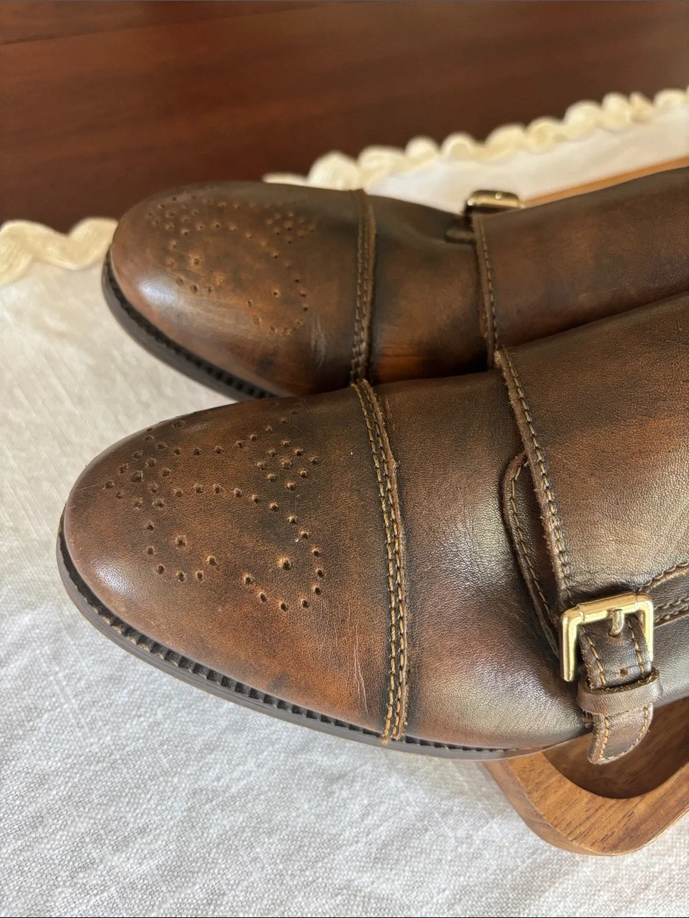 Pikolinos  Double Monk Strap Oxford shoes in Size 39 - US 8.5  excellent conditi